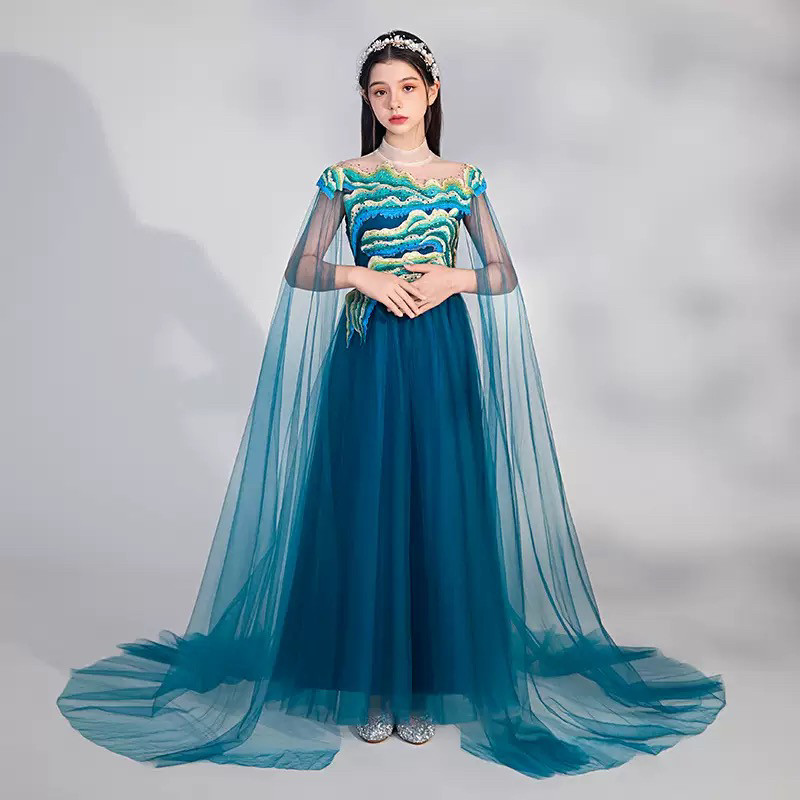 女童古筝服2025新款中国风飘逸长裙中大童民乐二胡艺考演奏演出服,童装/婴儿装/亲子装,儿童演出服,淘宝优惠券,粉丝福利购,淘宝优惠卷