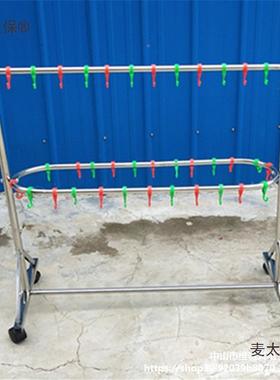 二层圆形巾不锈钢三层毛巾毛架方麦幼儿园形太不保AL102142锈钢儿