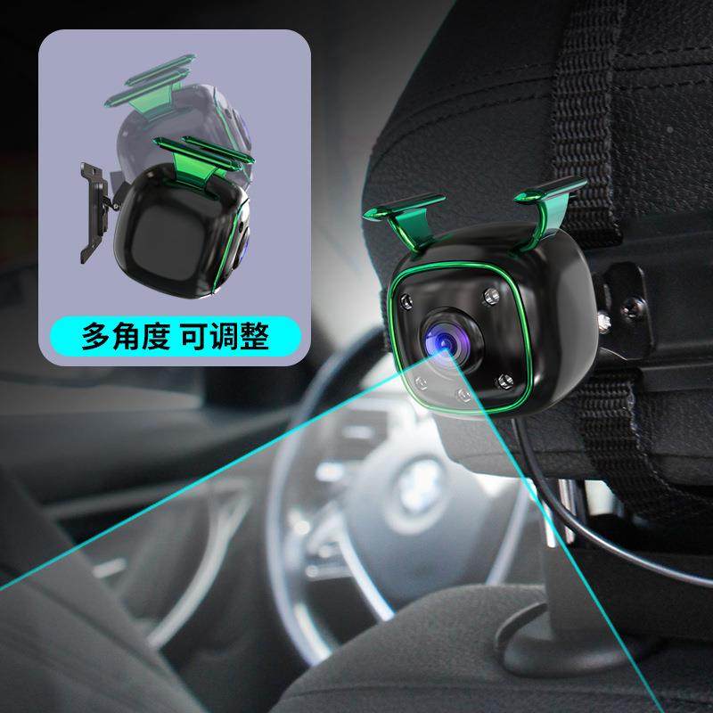 车内载画面高童清屏双THF时钟5英寸车后座儿看双护器