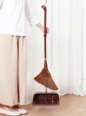 加厚榈加密扫把农村高粱室内扫植物棕软毛把无静电WEG柄扫长地笤