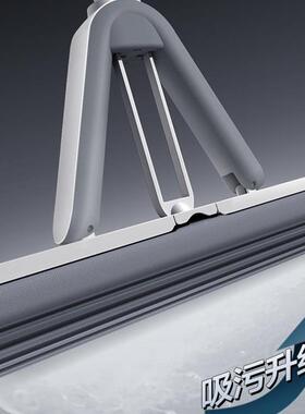 海绵拖把家F97HS6JS用205免新款胶棉手洗吸水胶地棉2头一拖懒人拖