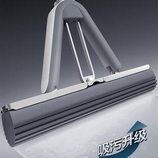 海绵拖把家F97HS6JS用205免新款胶棉手洗吸水胶地棉2头一拖懒人拖