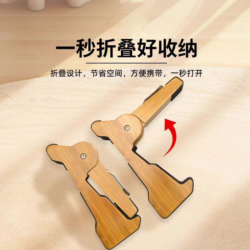 吉他架A字架 折叠电木吉他尤克里里小提琴琵琶架竹木落地乐器支架
