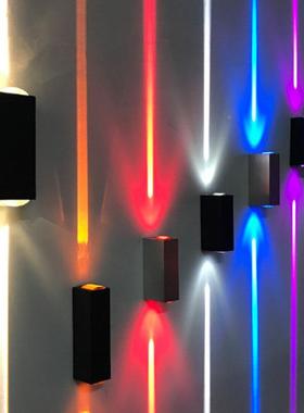 创灯饰灯具外壁户灯室外方形壁灯le头d墙灯BD-010双现代简约意