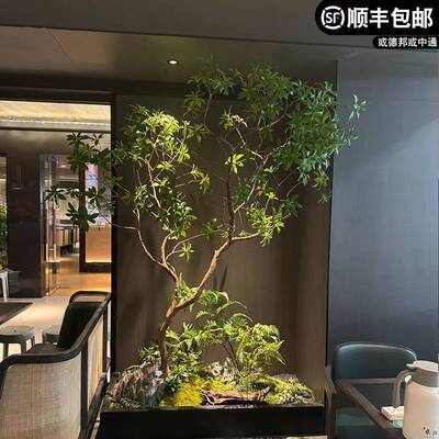 仿真绿植马醉木软装景观酒店别墅造景装饰植被室内外落地装饰假树