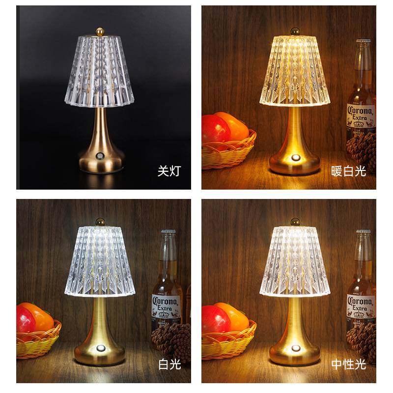 复古酒吧台灯充电户外餐桌灯桌面氛围灯小夜灯餐桌气氛灯清吧桌灯