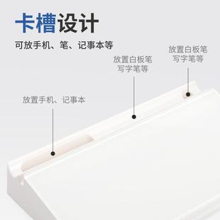 桌面小白板磁性钢化玻璃白板收纳多功能学生家用写字板记事办公
