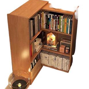 实木角用柜转WFM角柜家地墙角拐三角柜卧室床边角柜可伸缩转落角