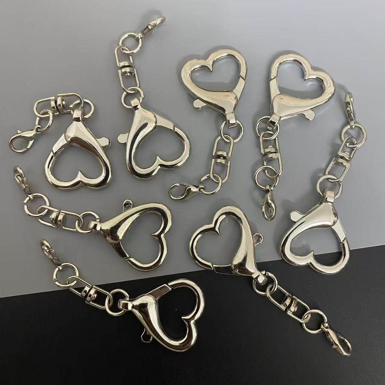 爱心异形桃心饰品挂件创意链条配件diy龙虾钥匙扣公仔ins创意礼物,节庆用品/礼品,钥匙扣,淘宝优惠券,粉丝福利购,淘宝优惠卷