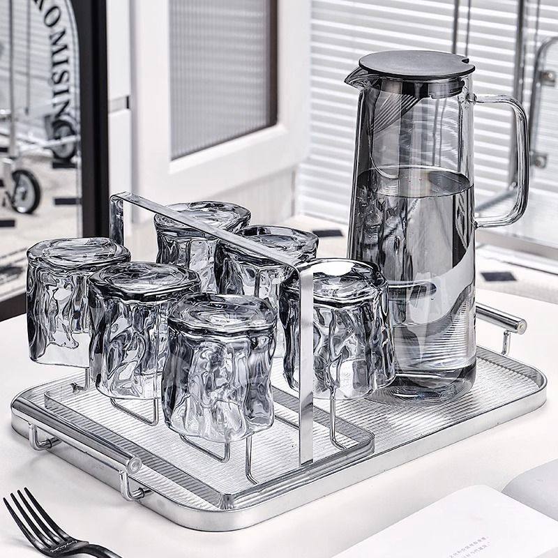 聚会高颜值玻璃水杯套装家用凉水壶耐高温客厅待客茶杯喝水杯套装,餐饮具,水具套装,淘宝优惠券,粉丝福利购,淘宝优惠卷