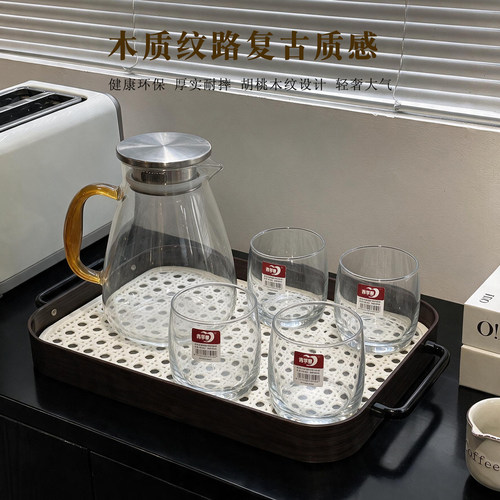青苹果-耐高温茶壶水杯套装