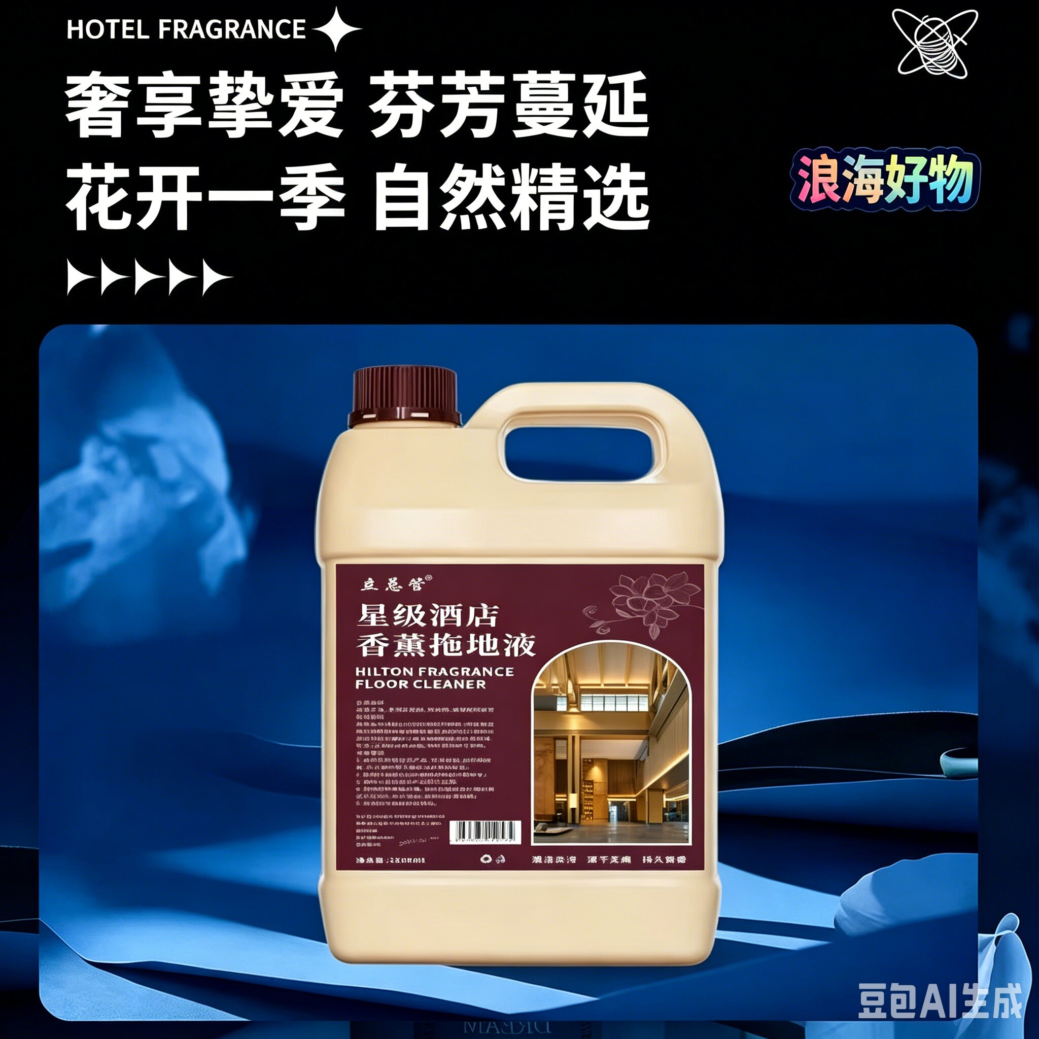 【大容量2500ML】持久留香拖地液速干无痕拖地强效去污地板清洁RR
