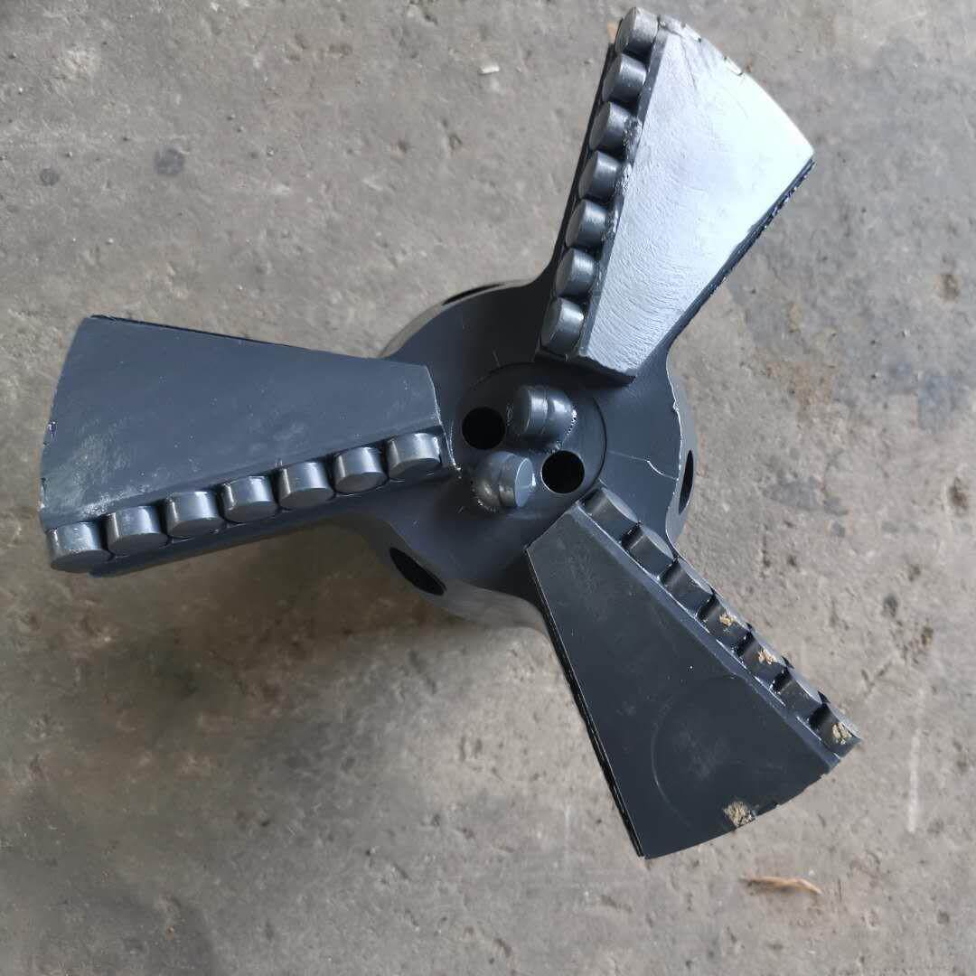 硬度高三翼金刚石钻头 耐磨损金刚石钻头 245mm型三翼金刚石钻头