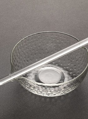 快速发货 玻n璃茶水引流碗轻奢功夫茶具公道杯茶海纯色茶艺