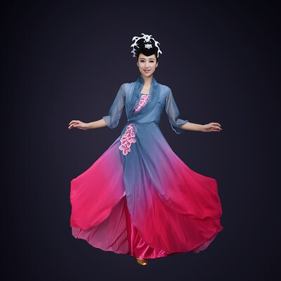 现货速发艺考古典舞演出服飘逸民族舞蹈服经典剧目点绛唇舞剧表演