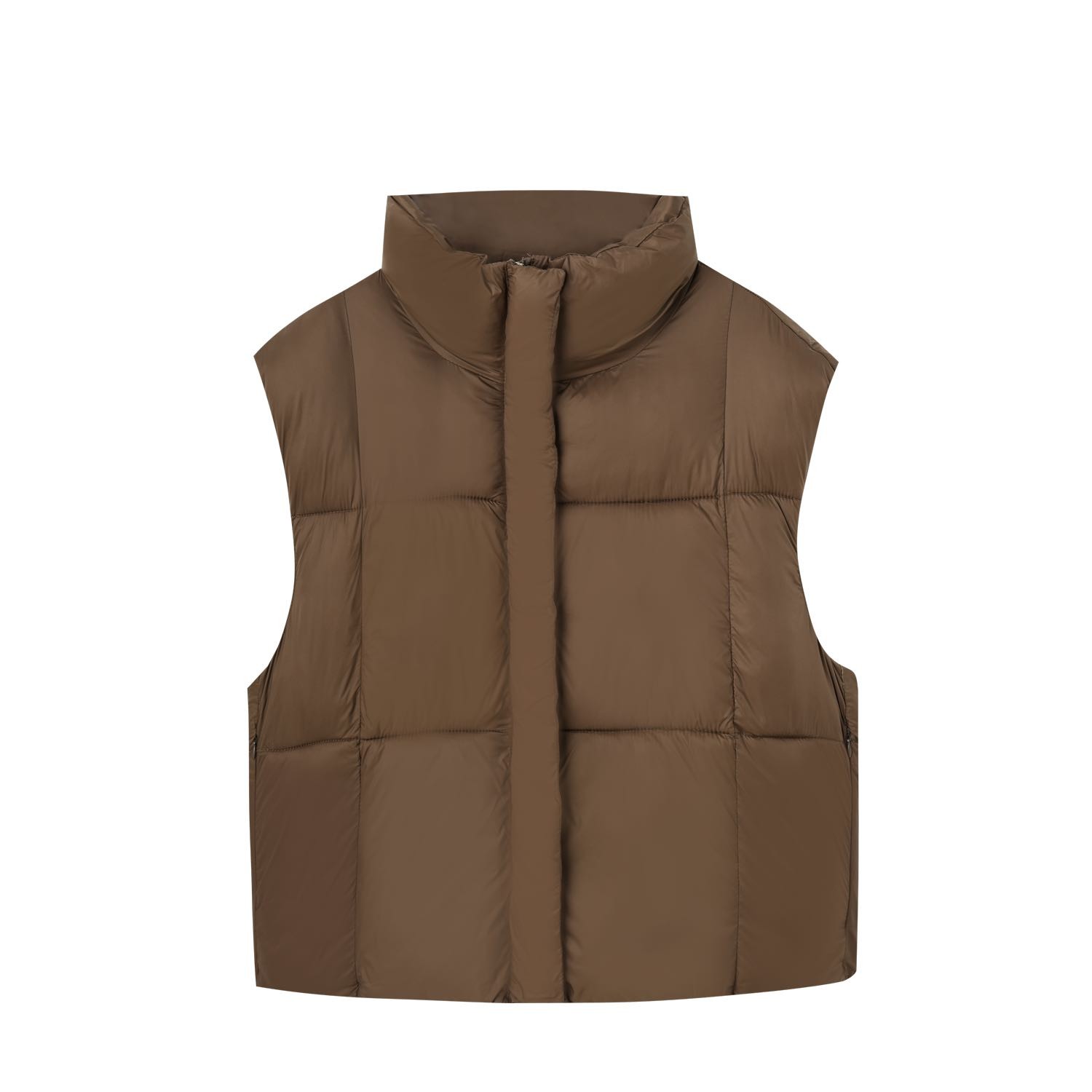 【爆米花专享】羽绒棉服马甲泡芙感立领坎肩外穿加厚外套1108