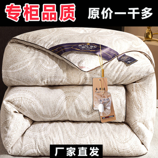 加厚被子冬被保暖丝棉被芯春秋冬款 太空被褥棉絮双人冬天10斤特价