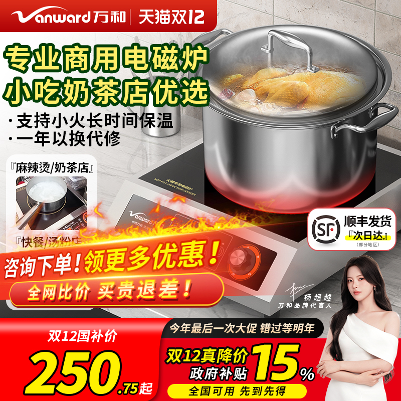 【大火力锁香味】万和炒菜电磁炉