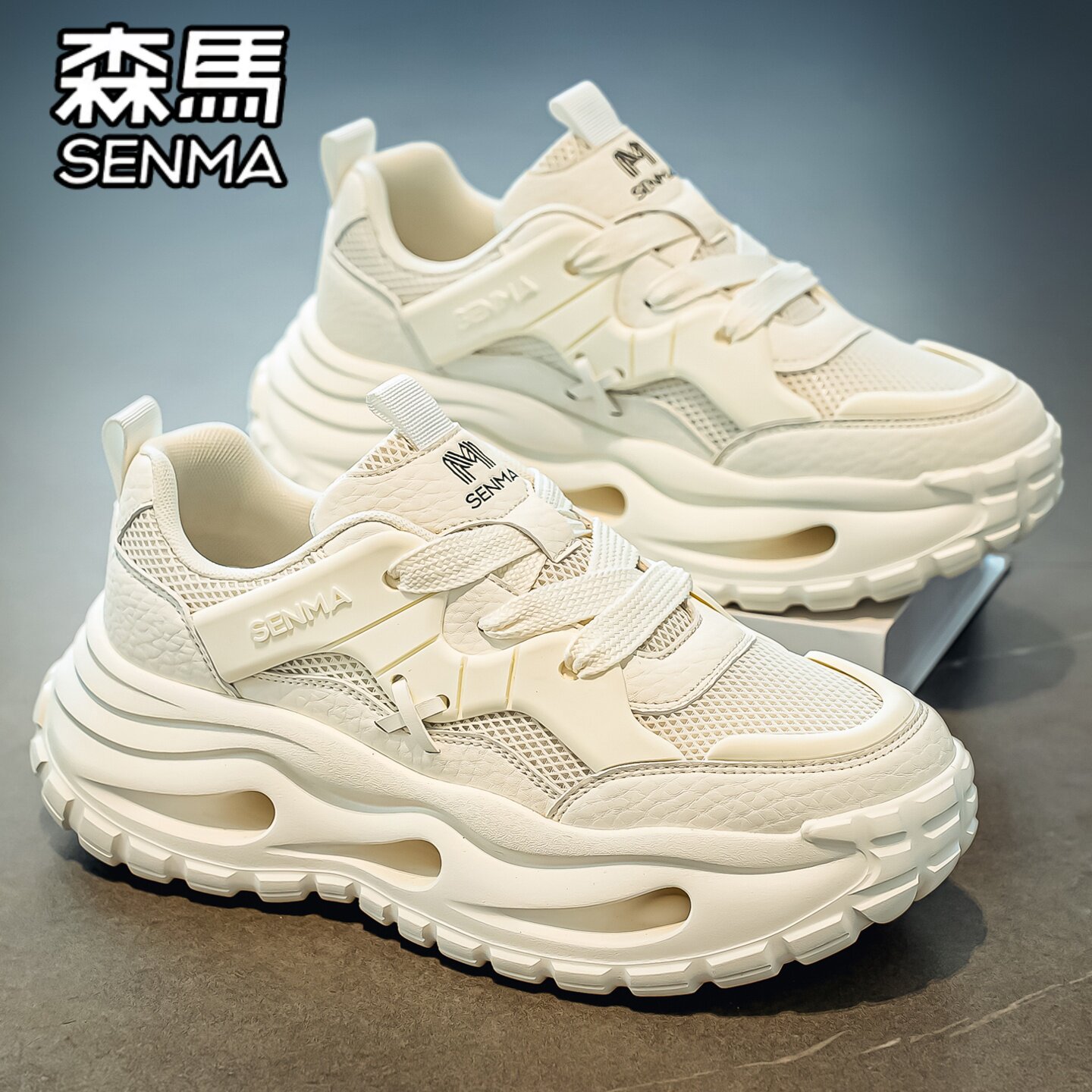 森马官方旗舰店男鞋休闲老爹鞋
