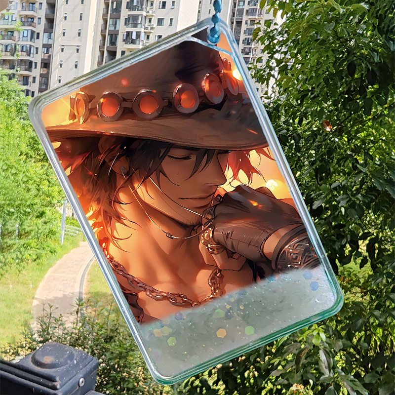 艾斯流沙麻将流麻挂件diy海贼王航海王周边透明亚克力摆件潮玩