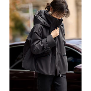 【轻户外撞色防水拉链短款棉衣外套】冬季百搭棉服