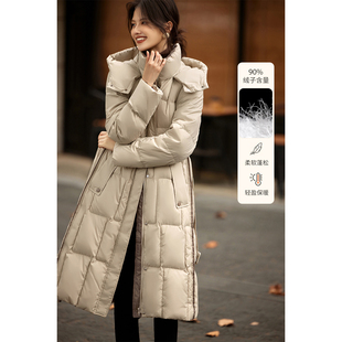 2025冬季中长款女式休闲羽绒服