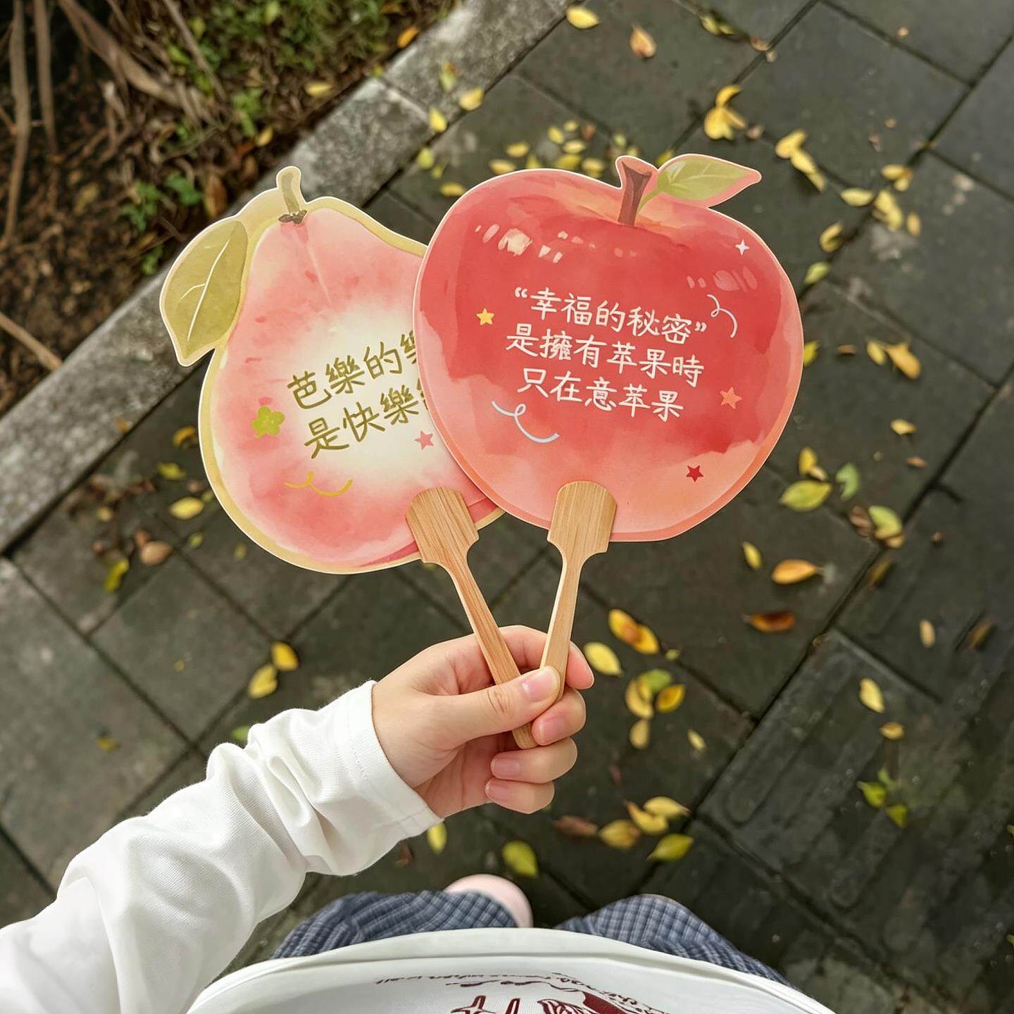 水果扇子便携夏季女生2026新款家用团扇高颜值学生宿舍手摇扇漆扇