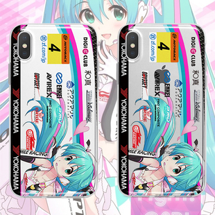 初音未来手机壳适用苹果16pro赛车初音racing miku三星S24华为mate60一加ace小米11任意型号JDM奔驰AMG GT3