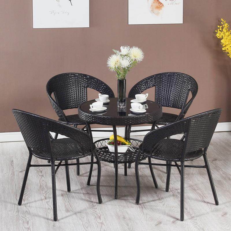 阳台休闲小桌椅藤椅三件套家用藤编茶桌椅组合户外庭院一桌二椅,商业/办公家具,商用藤编家具,淘宝优惠券,粉丝福利购,淘宝优惠卷