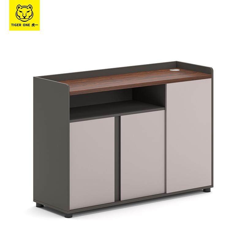广东虎一办公家具茶水柜实木质桌边柜办公室小型茶柜两门三门矮柜,商业/办公家具,办公储物柜,淘宝优惠券,粉丝福利购,淘宝优惠卷