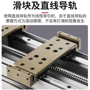 密封防尘滑台模组100宽125宽160宽滚珠丝杆双线轨同步带模组