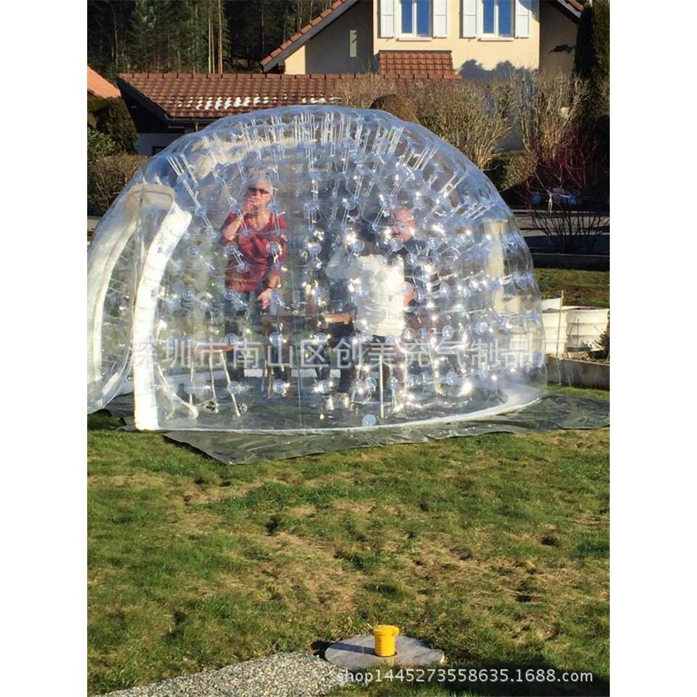 独家定制充气广告帐篷 透明闭气泡泡屋 充气帐篷双层 厂家直销