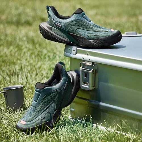 李宁正品CF溯行山男女同款缓震回弹一脚蹬户外潮流休闲鞋AHCV073