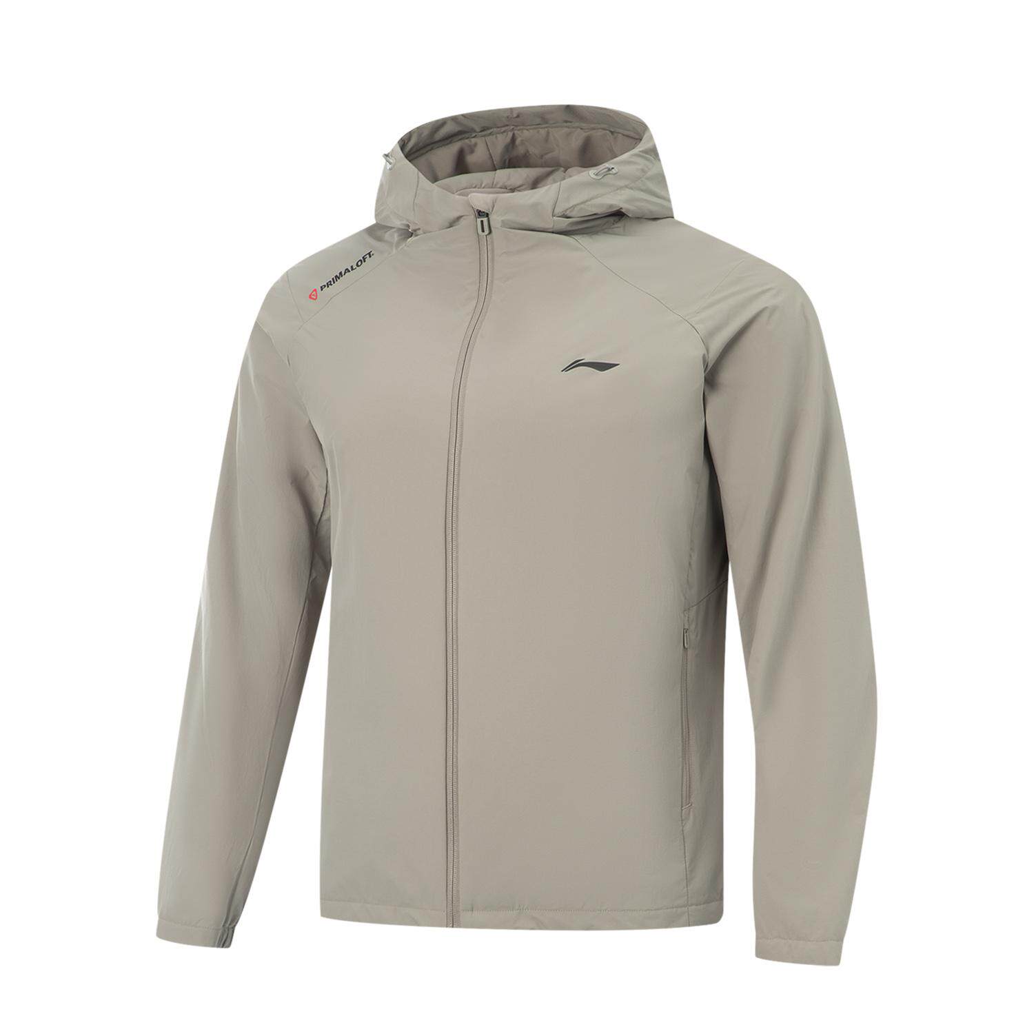 李宁正品2025冬季新款男子防泼水短款连帽保暖运动棉服AJMV157