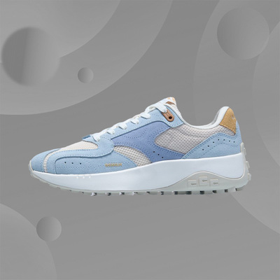 李宁CF天绫休闲鞋女鞋秋季新款鞋子厚底潮流运动鞋女AGLR180