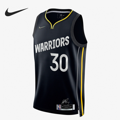 Nike/耐克正品金州勇士队男子运动休闲无袖球衣DH8056-010