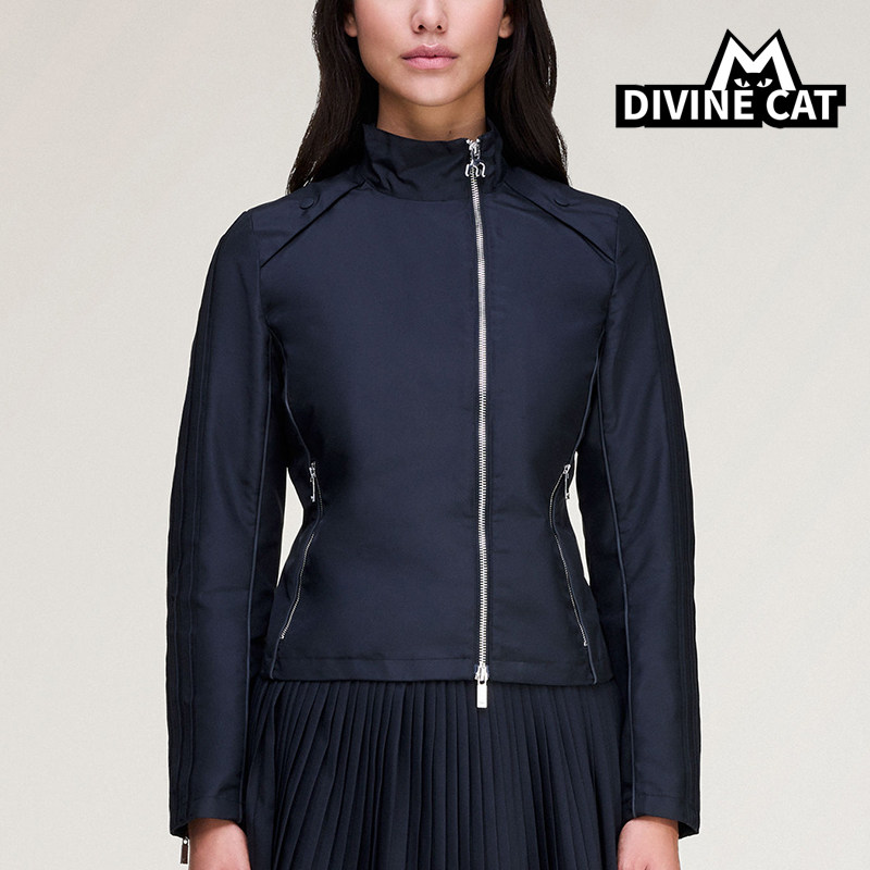 Adidas/阿迪达斯正品三叶草新款女深蓝色经典出行夹克外套KA2734