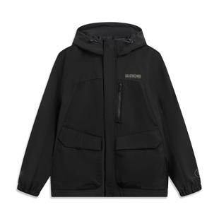 李宁正品 韦德系列男子宽松透气专业运动训练连帽夹克外套AFDV871