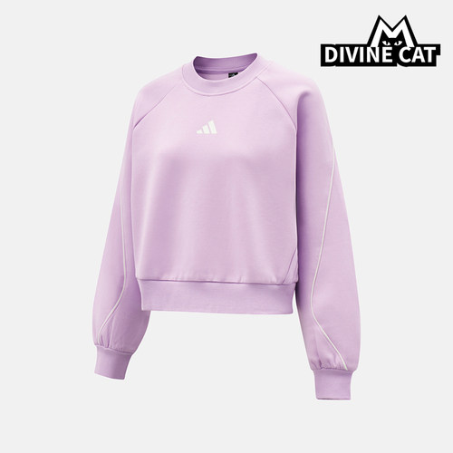 Adidas/阿迪达斯正品STADIUM CREW女士经典套头长袖卫衣KC0014