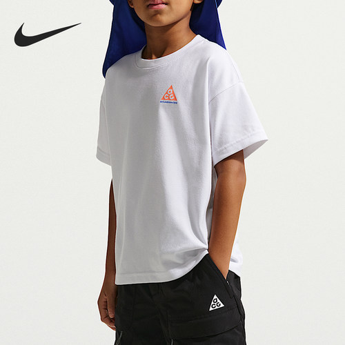 Nike/耐克正品2026年大童宽松休闲时尚清爽简约T恤II0365-100