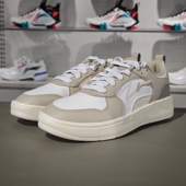 李宁正品 AGCT147 新款 男子透气舒适耐磨轻便低帮运动休闲板鞋