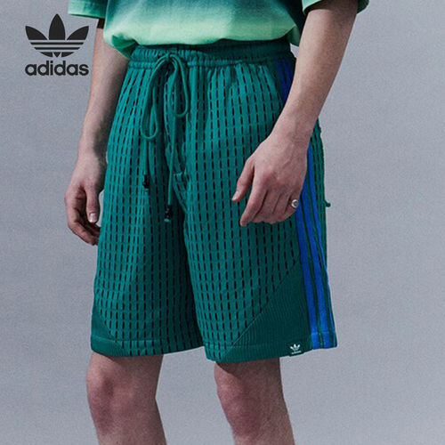 Adidas/阿迪达斯正品三叶草男女同款系带时尚运动短裤IK8599