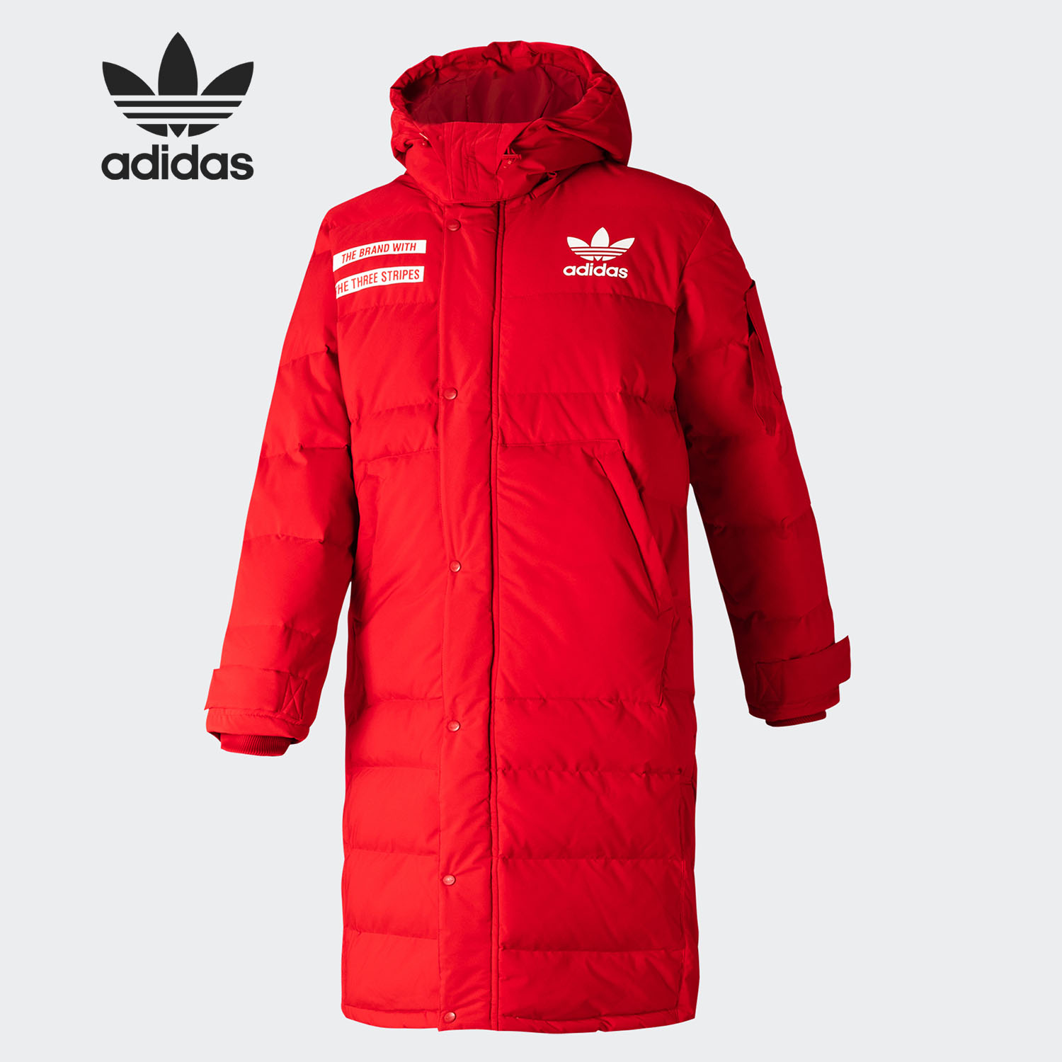 Adidas/阿迪达斯正品三叶草男子保暖运动羽绒服 GD5613 GF4074