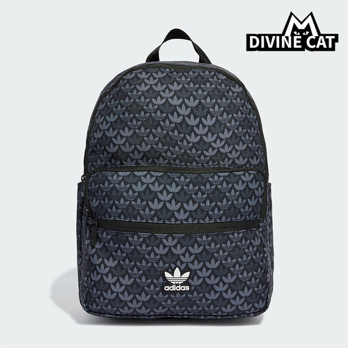 Adidas/阿迪达斯正品女士时尚简约舒适三叶草双肩背包IU0009