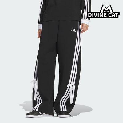 Adidas/阿迪达斯正品2025秋季款女士日常运动针织宽松长裤KG3855