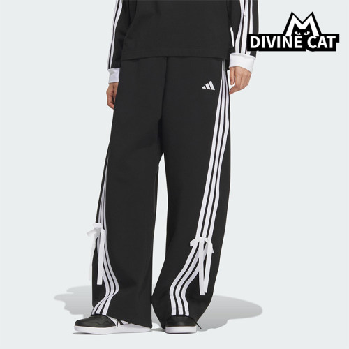 Adidas/阿迪达斯正品2025秋季款女士日常运动针织宽松长裤KG3855