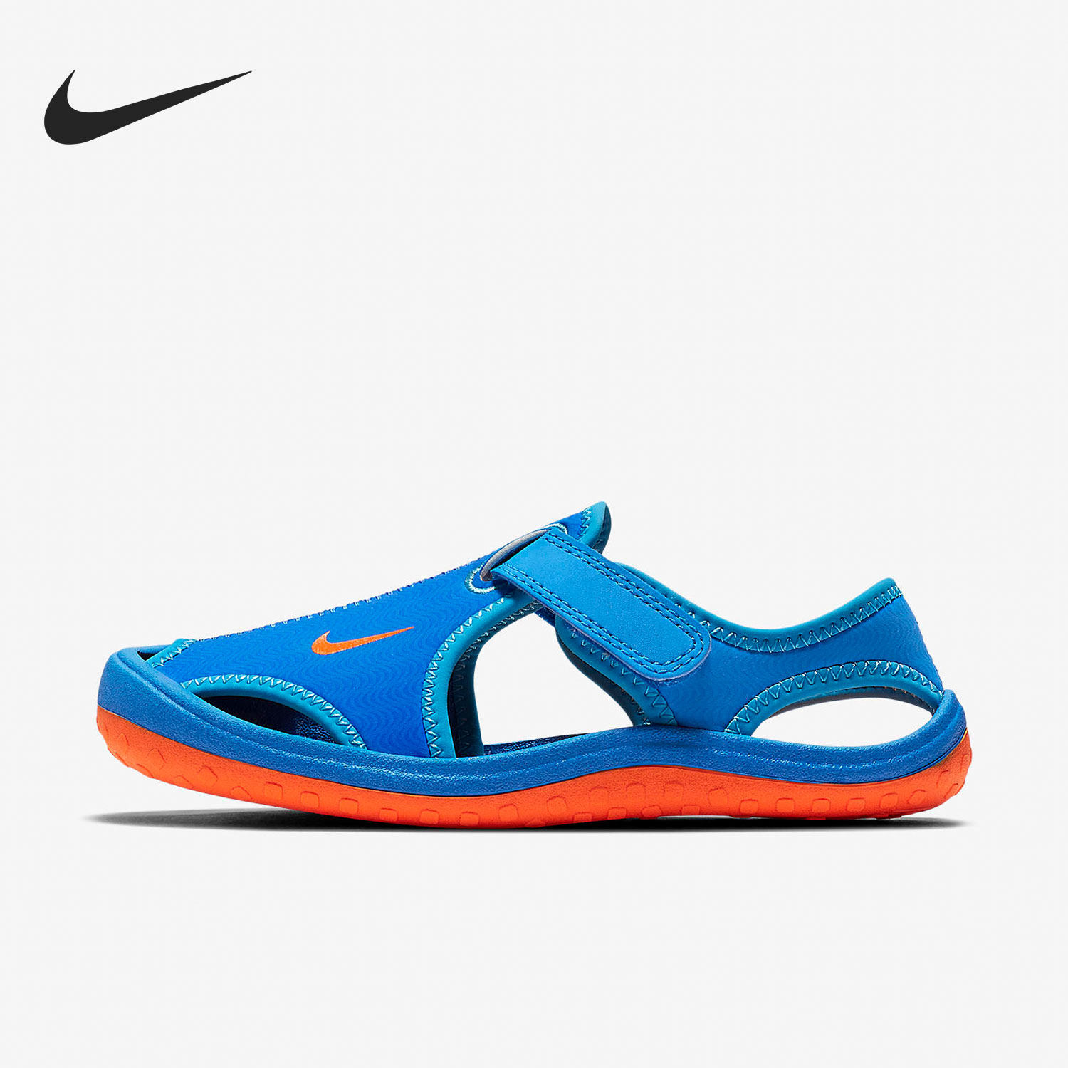 Nike/耐克正品夏季男大童休闲运动透气凉鞋 344926-418