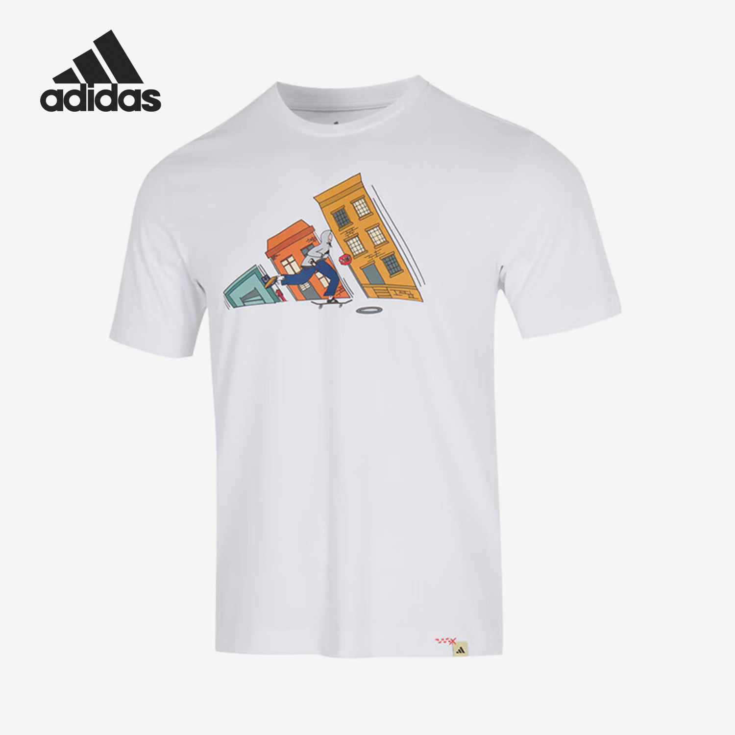 Adidas/阿迪达斯正品M DDL SKATE T男士圆领短袖T恤JM6499