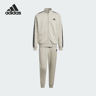 Adidas/阿迪达斯正品TRACKSUIT男女立领拉链长袖套装JZ0112