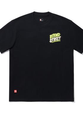 李宁正品X Phil Hackett联名系列男女印花宽松休闲短袖T恤AHSUE63